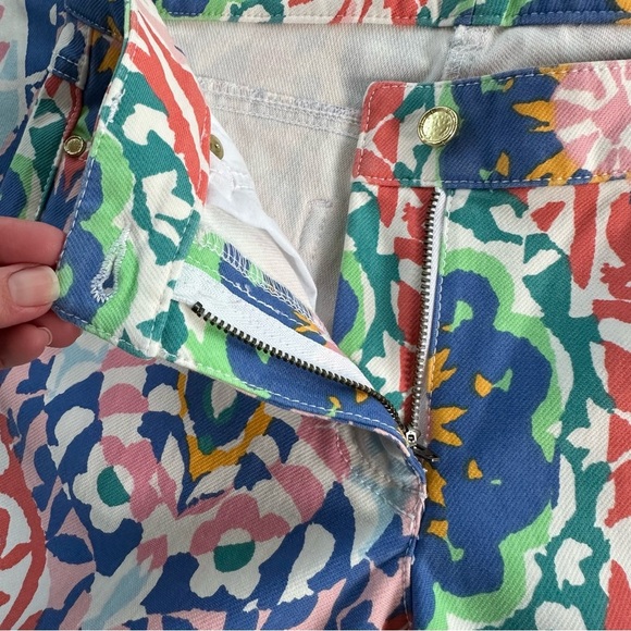 J. McLaughlin Slim Lexi Jeans. Size 0. Oahu print. Multicolor. - Picture 6 of 10